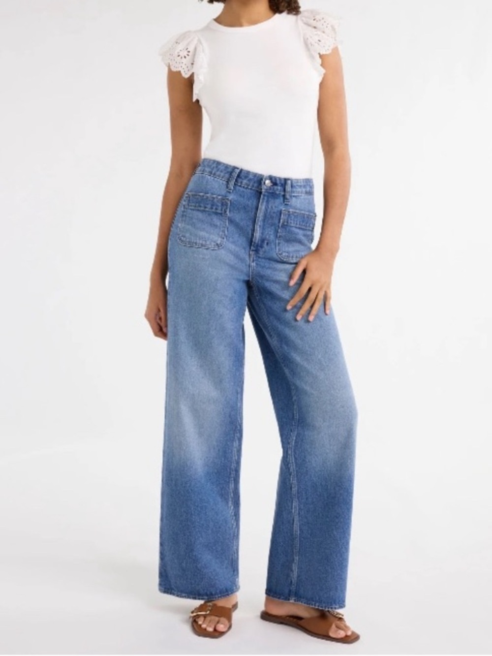 Free Assembly Women’s High Waist Ankle Jeans
